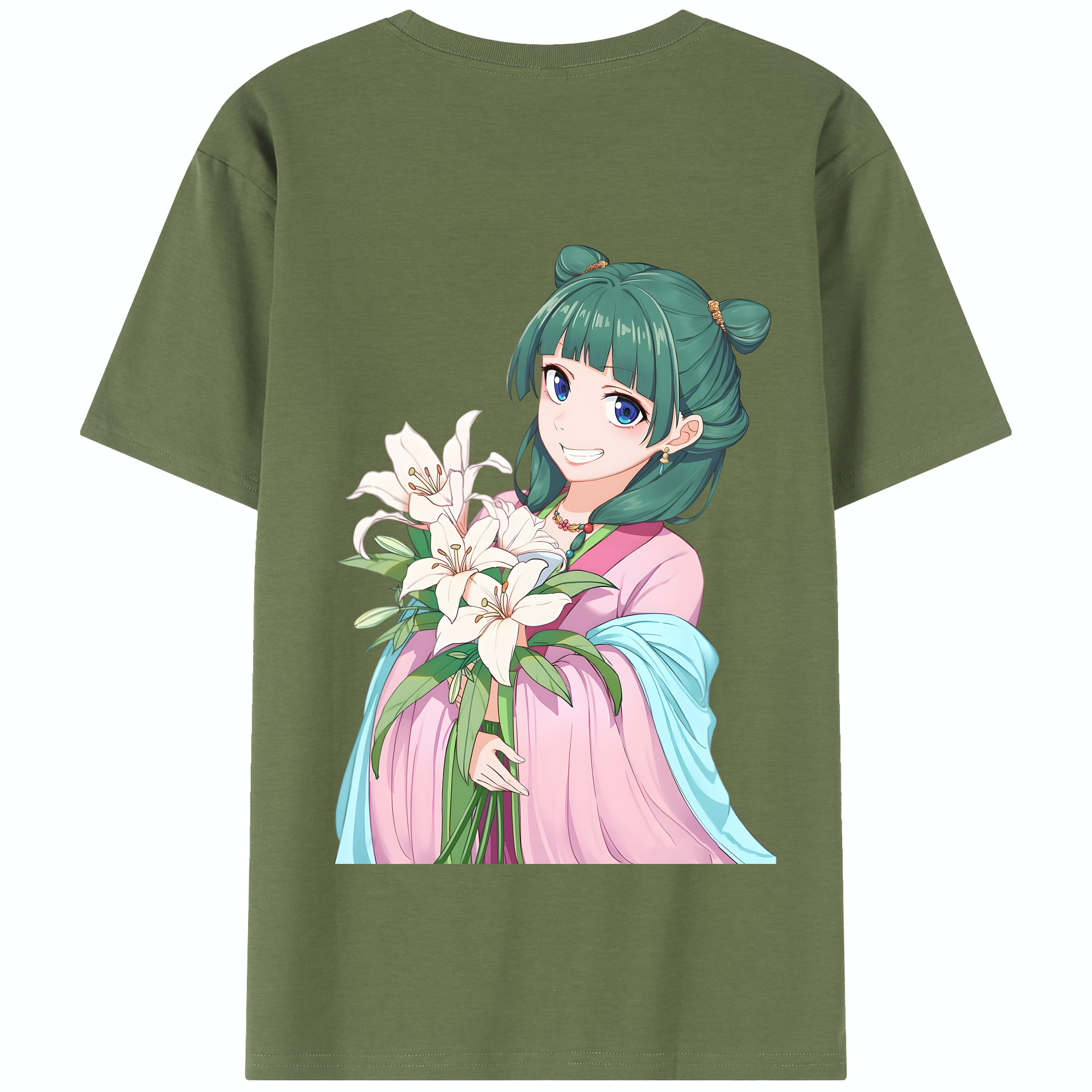 （画像用） 薬屋のひとりごと The Apothecary Diaries 綿100％半袖Tシャツ（背面プリント）